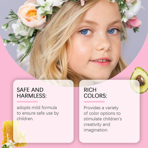 Kit De Maquillaje Infantil De La Ue, Seguro Y No Tóxico, Ade