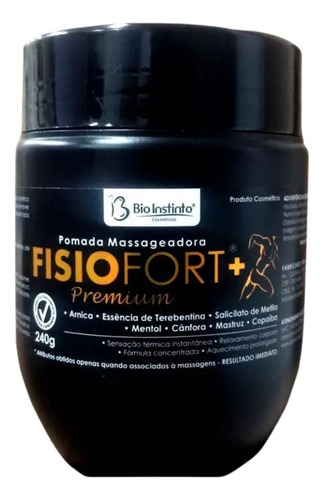 Crema Fisiofort Premium - Dolor Muscular - Columna - Ciático