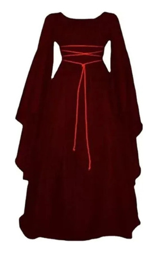 Vestido Vintage Para Mujeres Vestido Medieval De Halloween