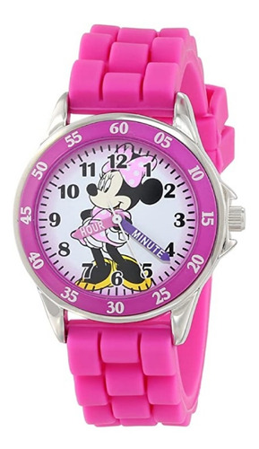 Reloj Disney Minnie Correa De Silicon 33 Mm Para Mujer