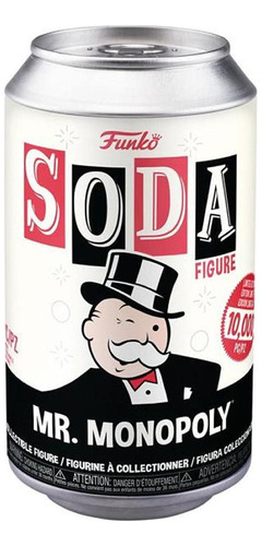 Jogo De Figuras Funko Soda Mr. Monopoly De Edição Limitada