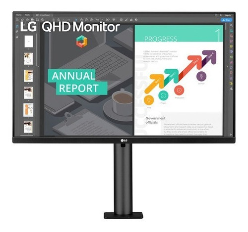 LG Monitor 27inc Qhd Ergo Ips (27qn880)