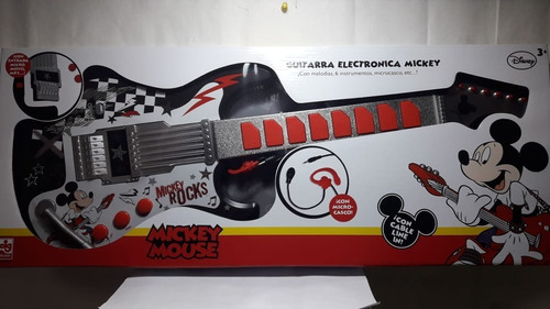 Guitarra Electrica Microfono Mickey 5370 Envio Gratis