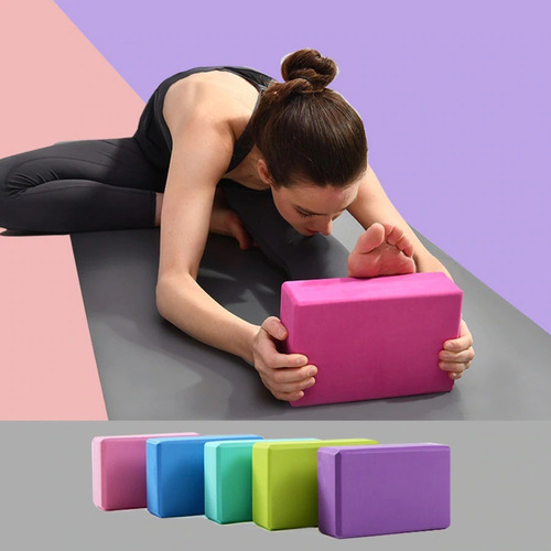 Barra Con Bandas Laterales Pilates + Bloque Yoga Kit Ideal Varios