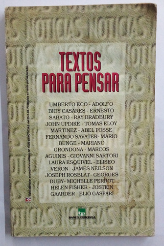 Textos Para Pensar - Lh (Usado)