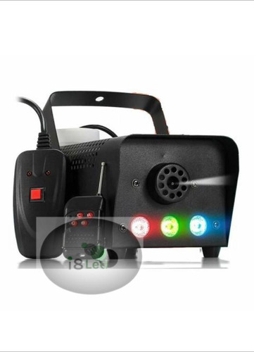 Maquina De Fumaca 700w 3 Leds 1 Watt Rgb Controle