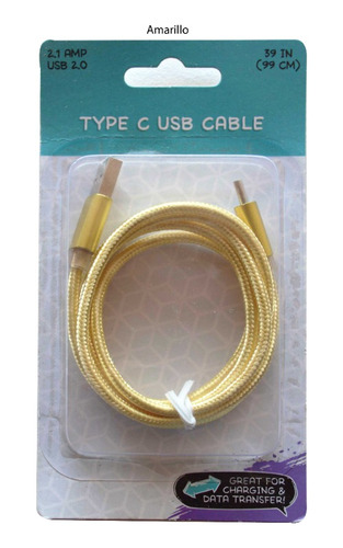 Cable Tipo C A Usb 2.0