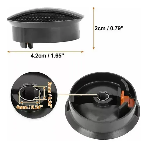 Juego 3 Perillas Mandos Aire Acondicionado Para Toyota Tacoma Vios 05-15 | ABS + Aluminio