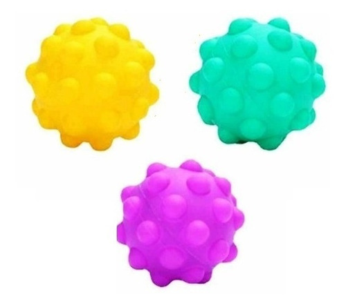 Pelota Popit Lisa Apretable Burbujas 3d Antiestres