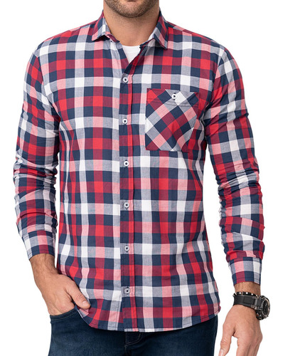 Camisa Jose Rojo Para Hombre Croydon