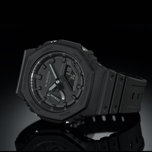 Relógio Casio G-shock Carbon Core Guard Ga-2100-1a1dr - Nf-e