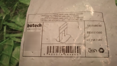 Cruceta Clip Autonivelador Piso Porcelanato Nuevo (Usado)