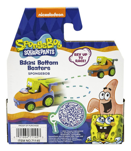 Spongebob Bikini Bottom Boaters Rev Up Racers Para +3 Años