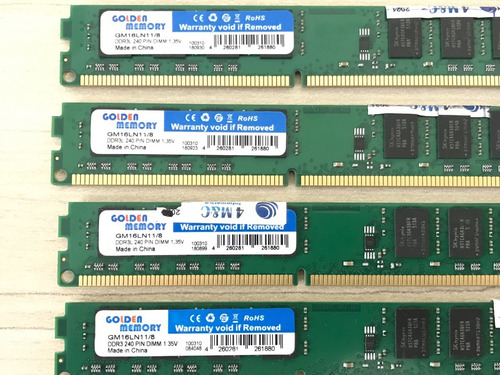 Imagem 5 de 5 de Memória Golden Memory 8gb Ddr3l 1600mhz 12800 Pc3l