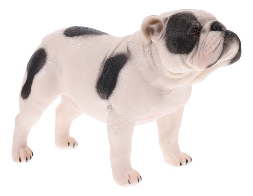 Ornamentos De Animais Reais Simulados Em Pvc De Bulldogs Ani