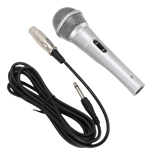 Micrófono Portátil Karaoke Con Micrófono Con Cable, 6,5 Mm,