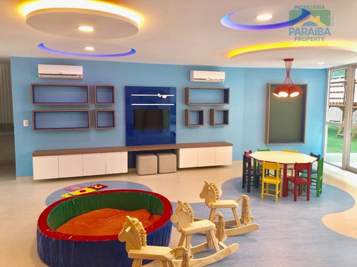 Imagem 6 de 15 de Apartamento Novo Beiramar Para Locação - Praia Do Cabo Branco - João Pessoa - Pb - Ap1306