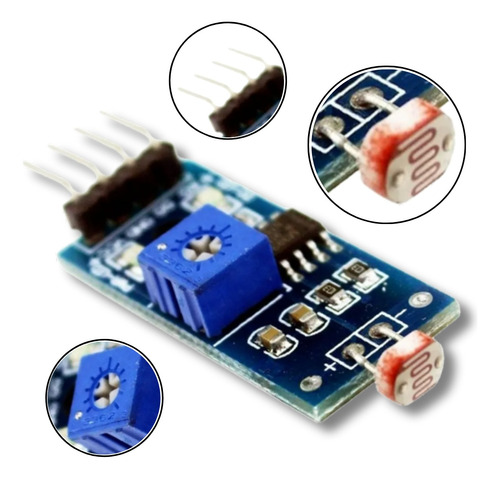 Módulo Sensor De Luz Ldr Digital/analógico Arduino Node Rasp