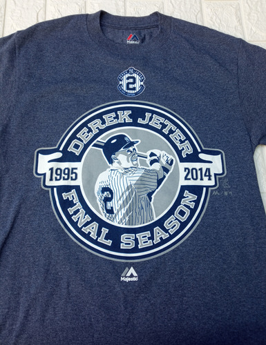 Majestic - Camiseta Derek Jeter New York Yankees. (Usado)