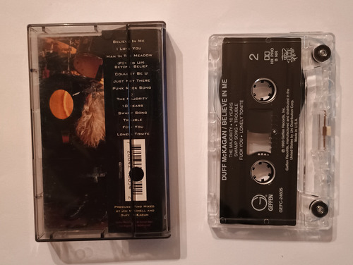 Duff Mckagan Believe In Me Cassette Usa 1993 Guns N Roses Estándar (Usado)