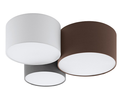 Plafón De Tela Triple Tres Colores/pastore-eg3190