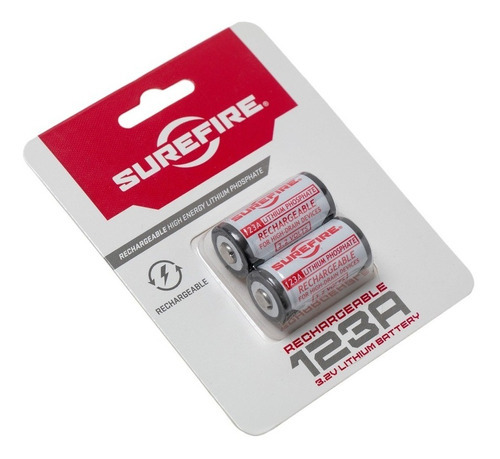 Bateria Recarregável Surefire Rcr123a 16340 | 123a 3v