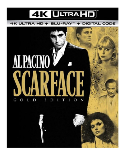 Película 4k + Blu-ray Original Scarface 1983 Al Pacino