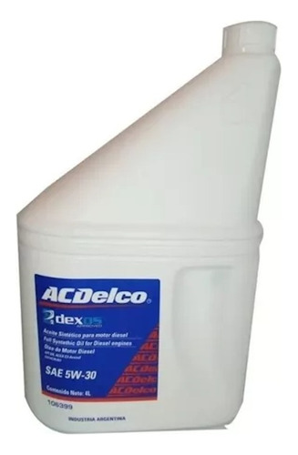 Aceite 5w30 Sintetico Acdelco 4litros Chevrolet Trailblazer