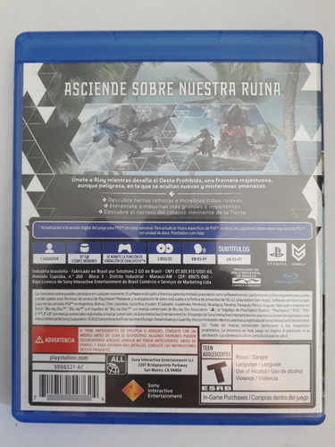 Horizon Forbidden West Ps4 Físico (nuevo, No Sellado) (Usado)