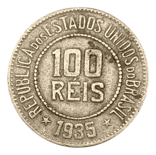Moeda De 100 Réis De 1935
