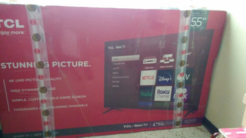 Imagen 2 de 2 de Roku Smart Tv Tlc 55 5k Brand New