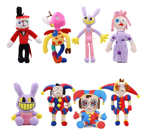 Peluche Digital Circus, Peluche Circus Clown Rabbit 8piezas