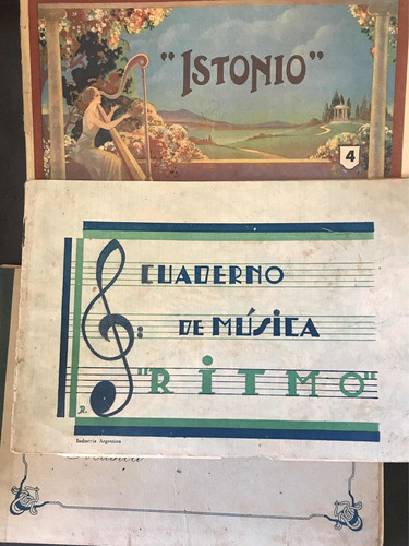 Cuadernos Antiguos De Música Usados