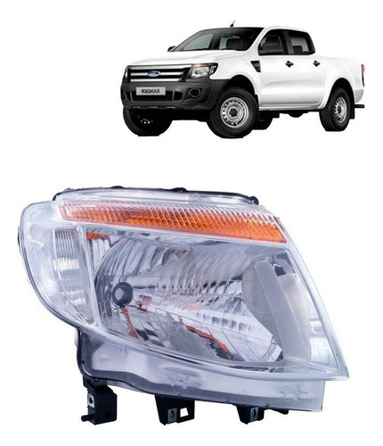 Optico Derecho  Para Ford Ranger 2.5 2012 2014