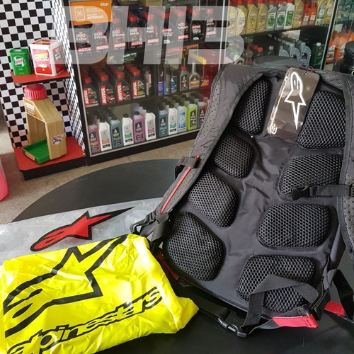 Mochila Moto Alpinestars City Hunter Com Capa De Chuva