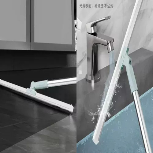 Vassoura Multifuncional M, Rodo De Piso De Silicone Com 2