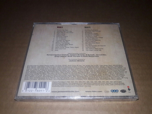 Jackson Browne - The Very Best Of (2 Cds)(made In Germany)