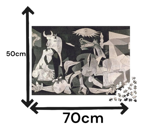 Puzzle Guernica Pablo Picasso Rompecabezas X 1000 Piezas