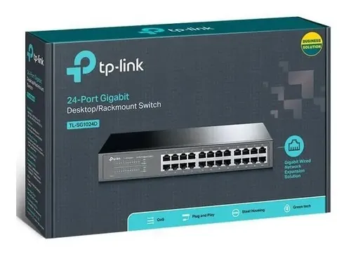 comprar Switch 24 Portas 10\u002F100\u002F1000 Rack Tl-sg1024d Tp-link 1892