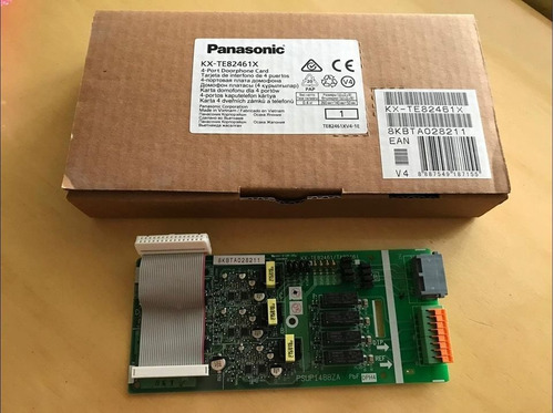 Tarjeta Panasonic Kx-te82461x De 4 Porteros Nueva