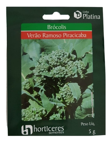 Sementes De Brócolis Verão Ramoso Piracicaba
