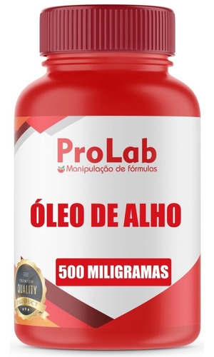 Óleo De Alho 250 Mg 120 Cápsulas