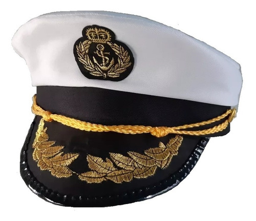 11 Sombrero Capitan Marinero Laureles Disfraz Gorro Gorra