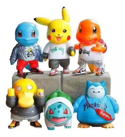 Figuras De Colección Pokemon 10cm (juego Completo 6und)