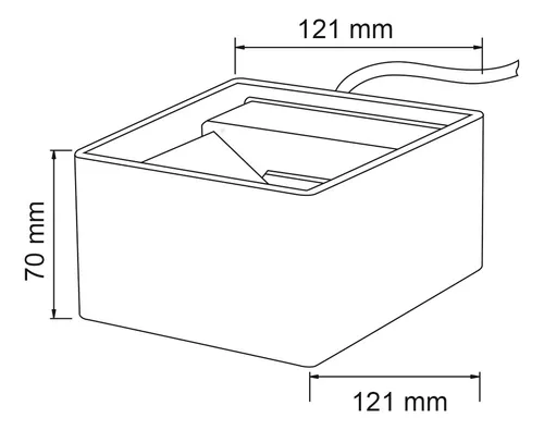 Aplique De Muro Blanco Zibo 3000k 7.5w Tecnolite