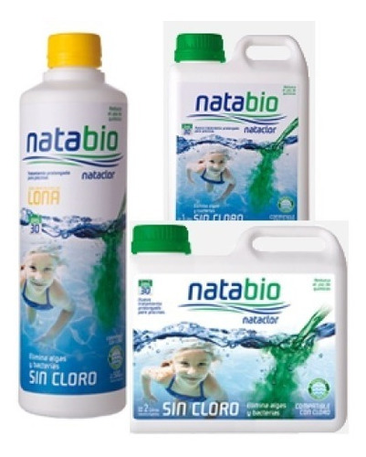 Natabio Sin Cloro Concentrado Nataclor 1 Lt. Envio