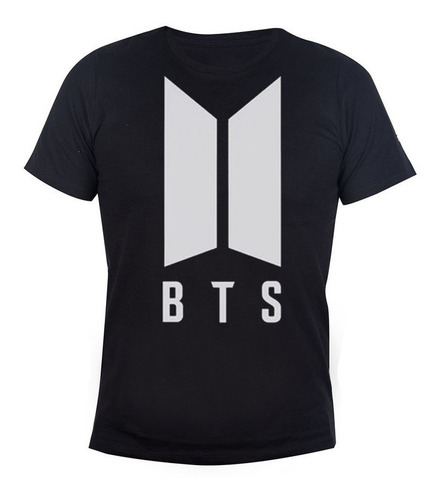 Remera Hombre Algodón Bts Kpop Logo