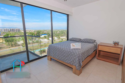 Cad Altamar Victory 403. Terraza Grande Con Vista A Los Jardines Y Albercas