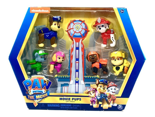 Paw Patrol The Movie Pups Gift Pack 6 Pups