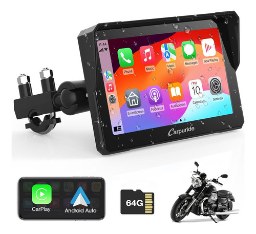 Motocicleta Pantalla Inalámbrica Carplay/android Auto